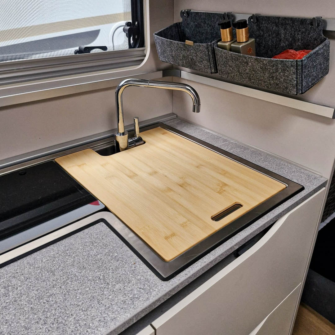 Schneidebrett mit Spülenabdeckung für Adria Compact und zahlreiche Adria Wohnwagen bis Modelljahr 2023