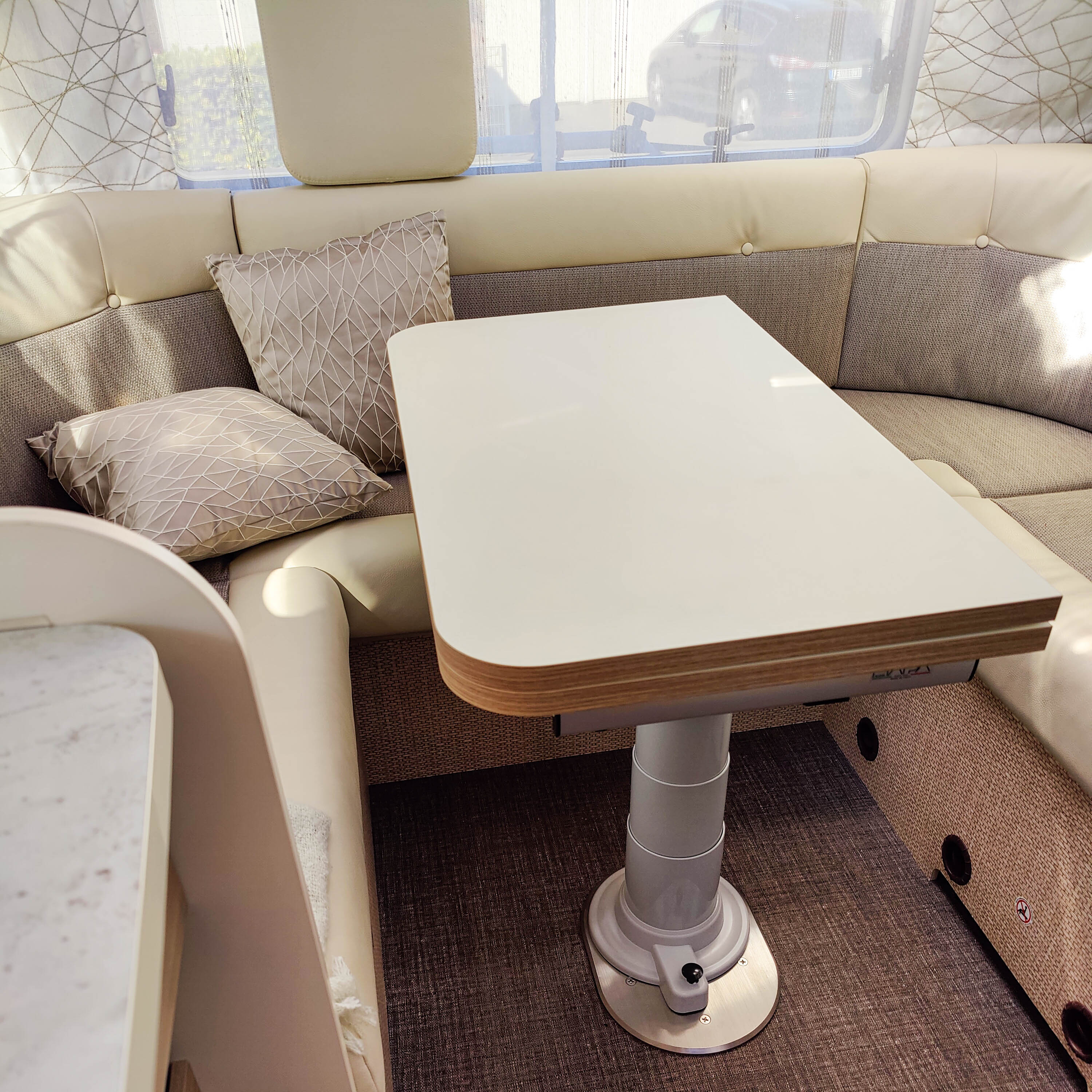 Nuova Mapa Tischgestell inklusive höhenverstellbarer Säule für klappbare Tischplatten