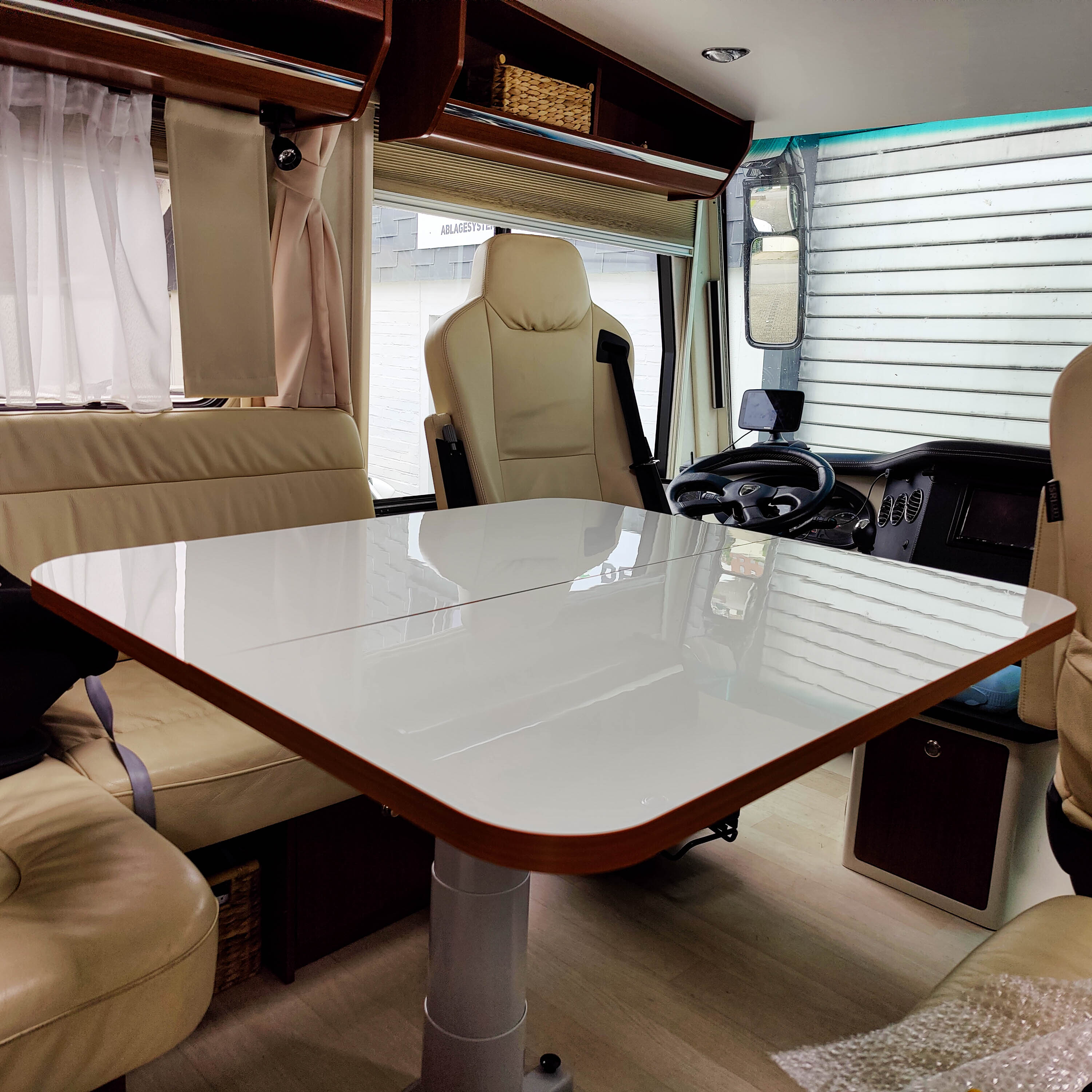 Nuova Mapa Tischgestell inklusive höhenverstellbarer Säule für klappbare Tischplatten