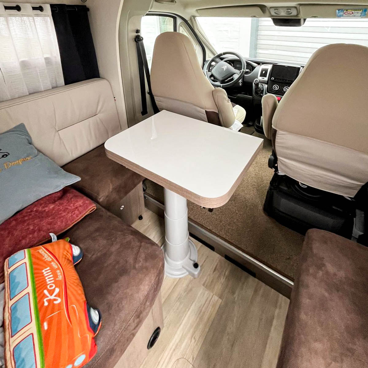 Nuova Mapa Tischgestell inklusive höhenverstellbarer Säule für klappbare Tischplatten