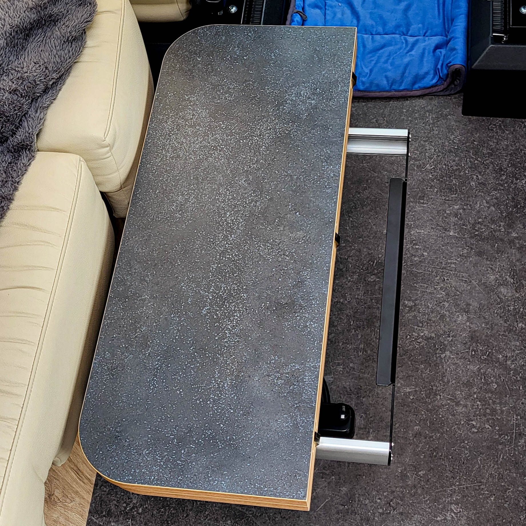 Nuova Mapa Tischgestell inklusive höhenverstellbarer Säule für klappbare Tischplatten