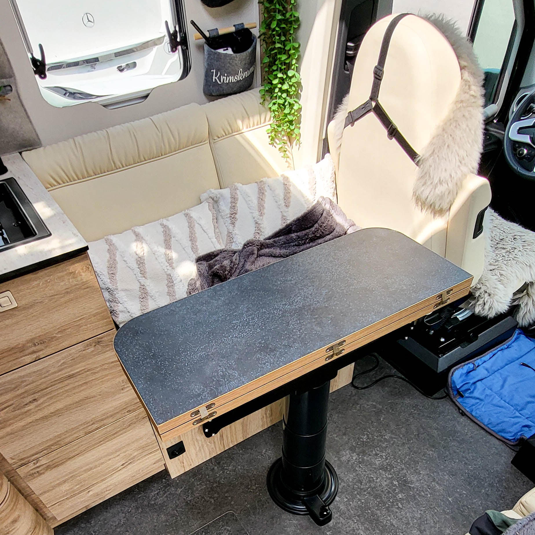 Nuova Mapa Tischgestell inklusive höhenverstellbarer Säule für klappbare Tischplatten