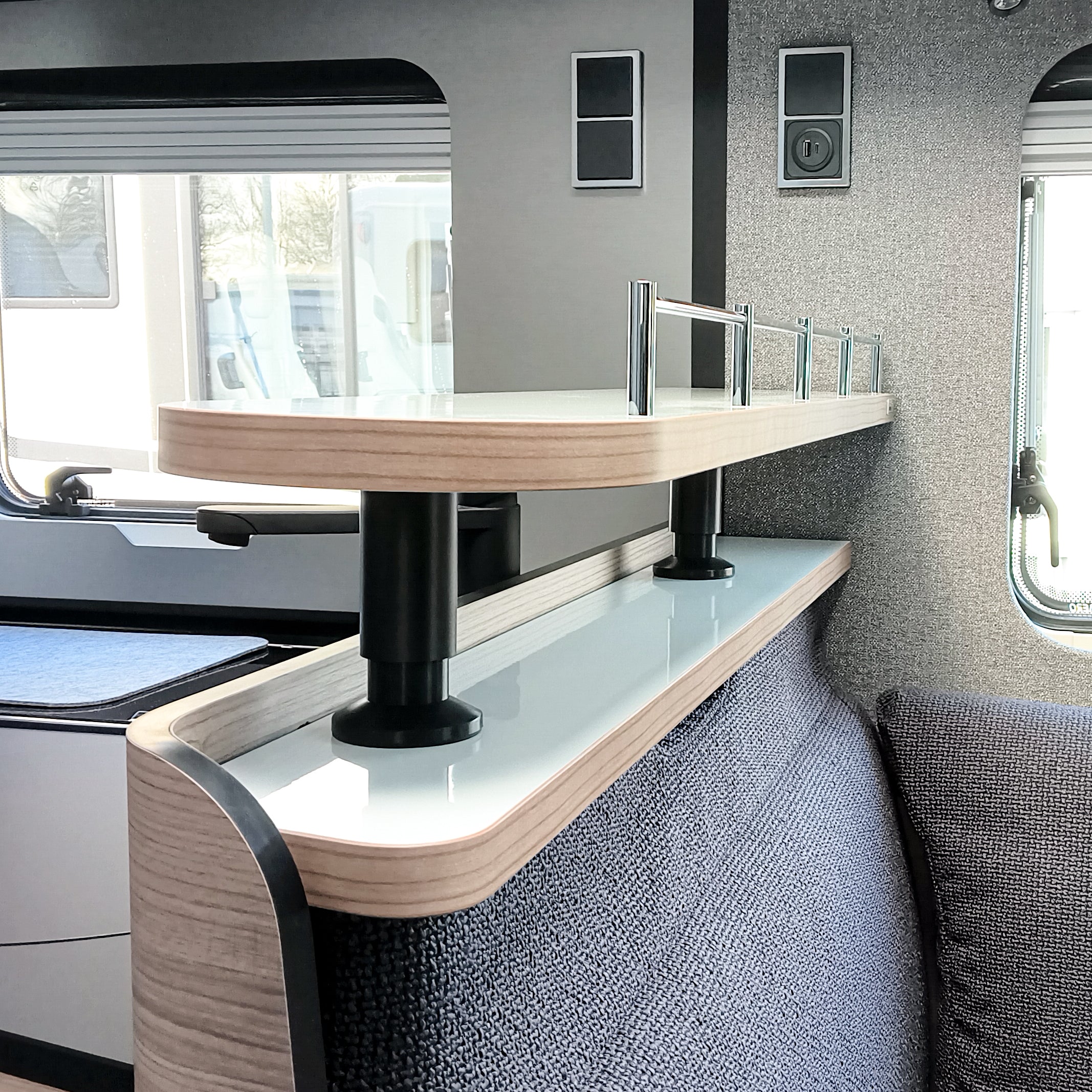 2-piece storage shelf for Hymer models from model year 2026 onward