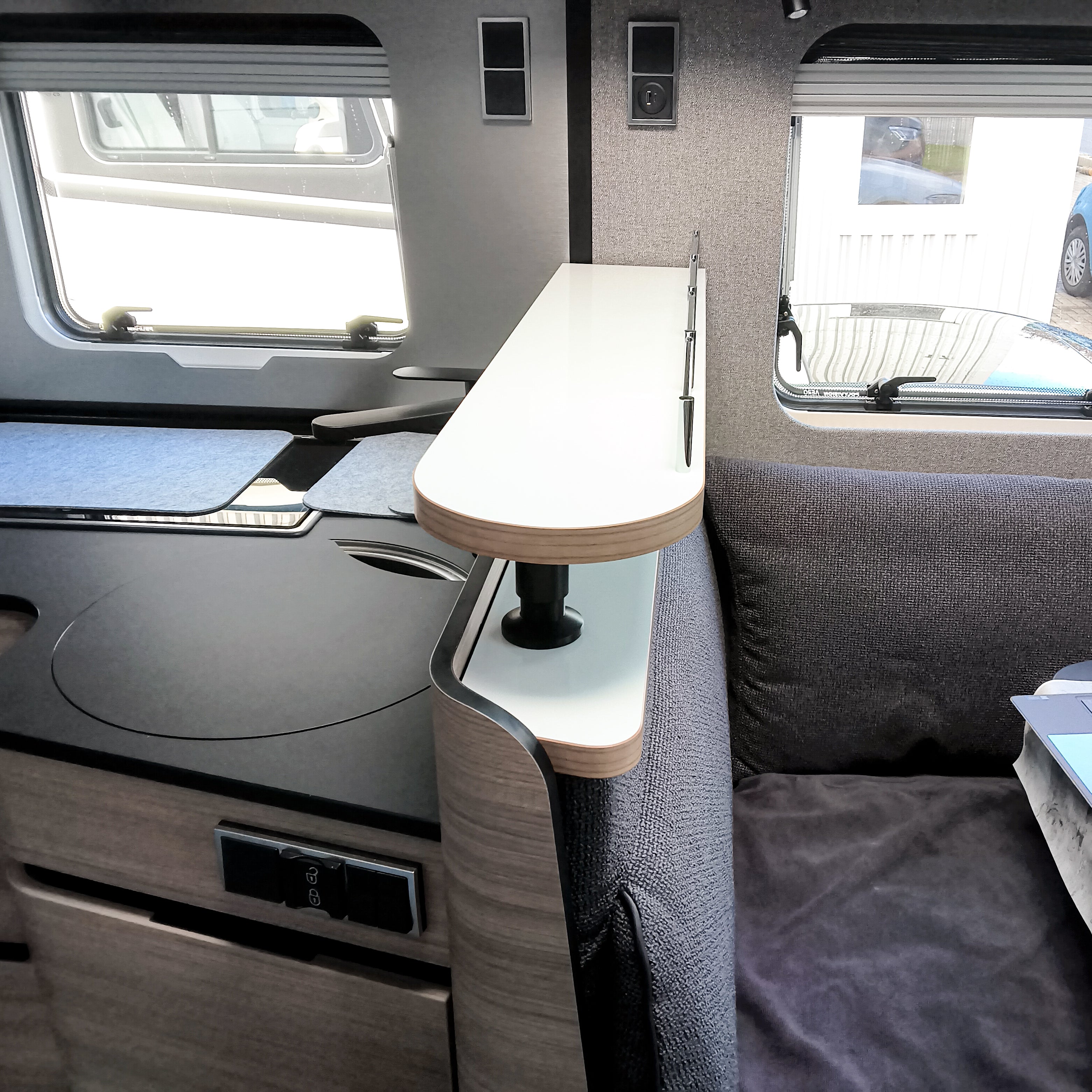 2-piece storage shelf for Hymer models from model year 2026 onward