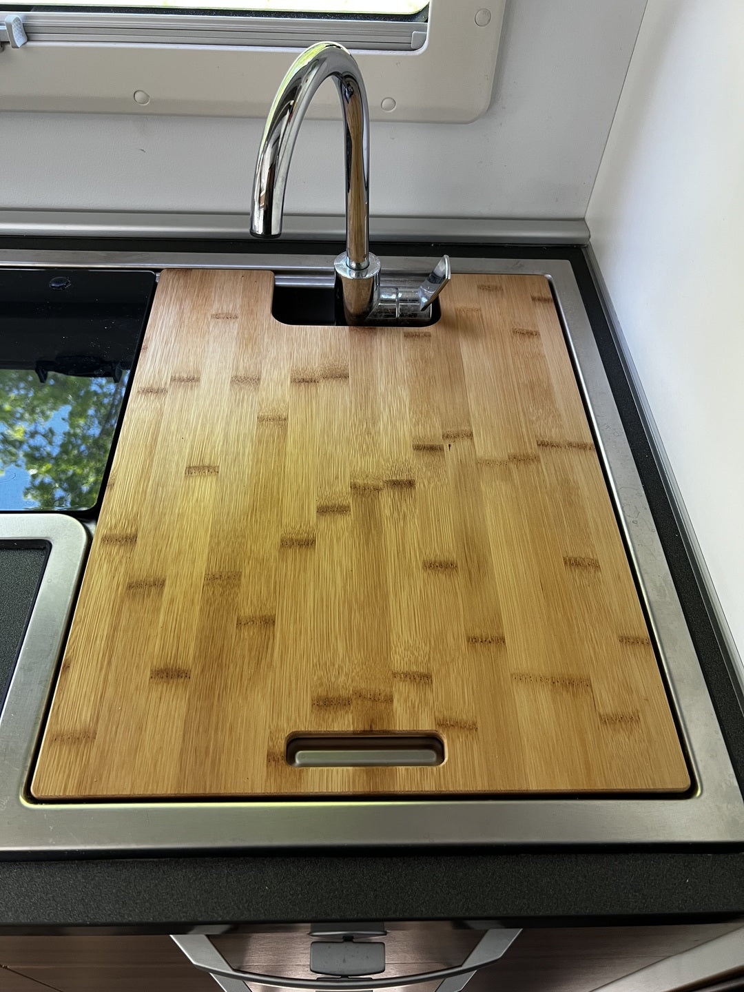 Cutting board with sink cover for Adria Compact and numerous Adria caravans up to model year 2023