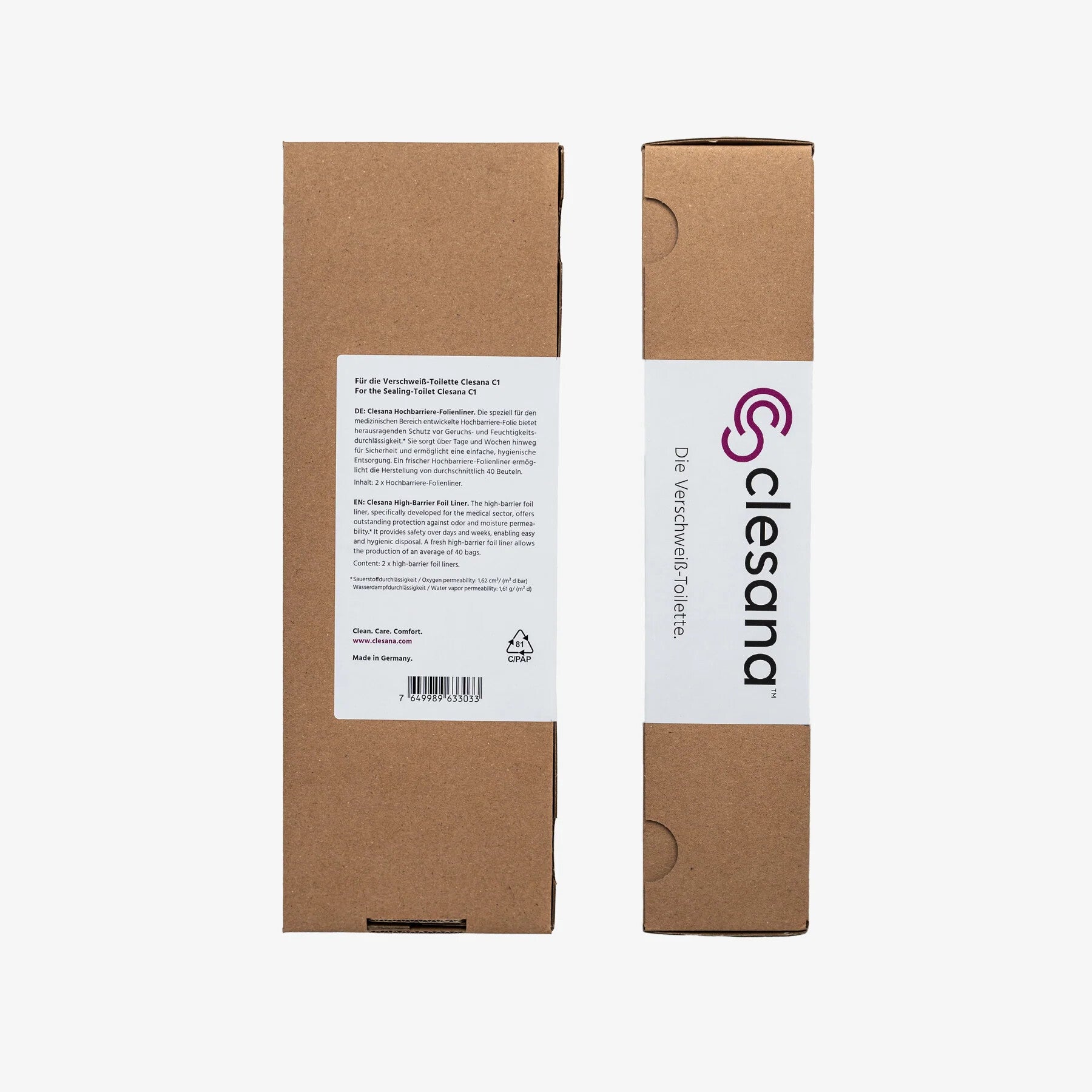 Hochbarriere-Folienliner für die Clesana C1