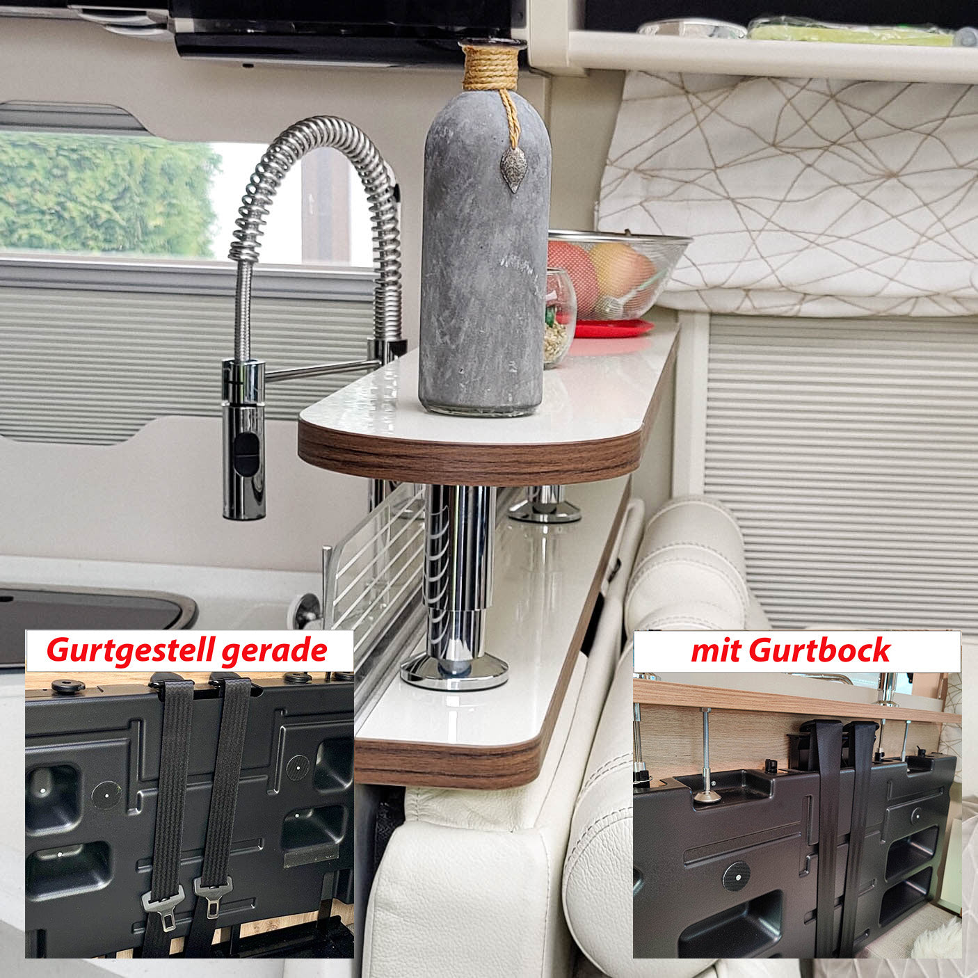 2-teiliges Ablageboard für Euramobil Modelle