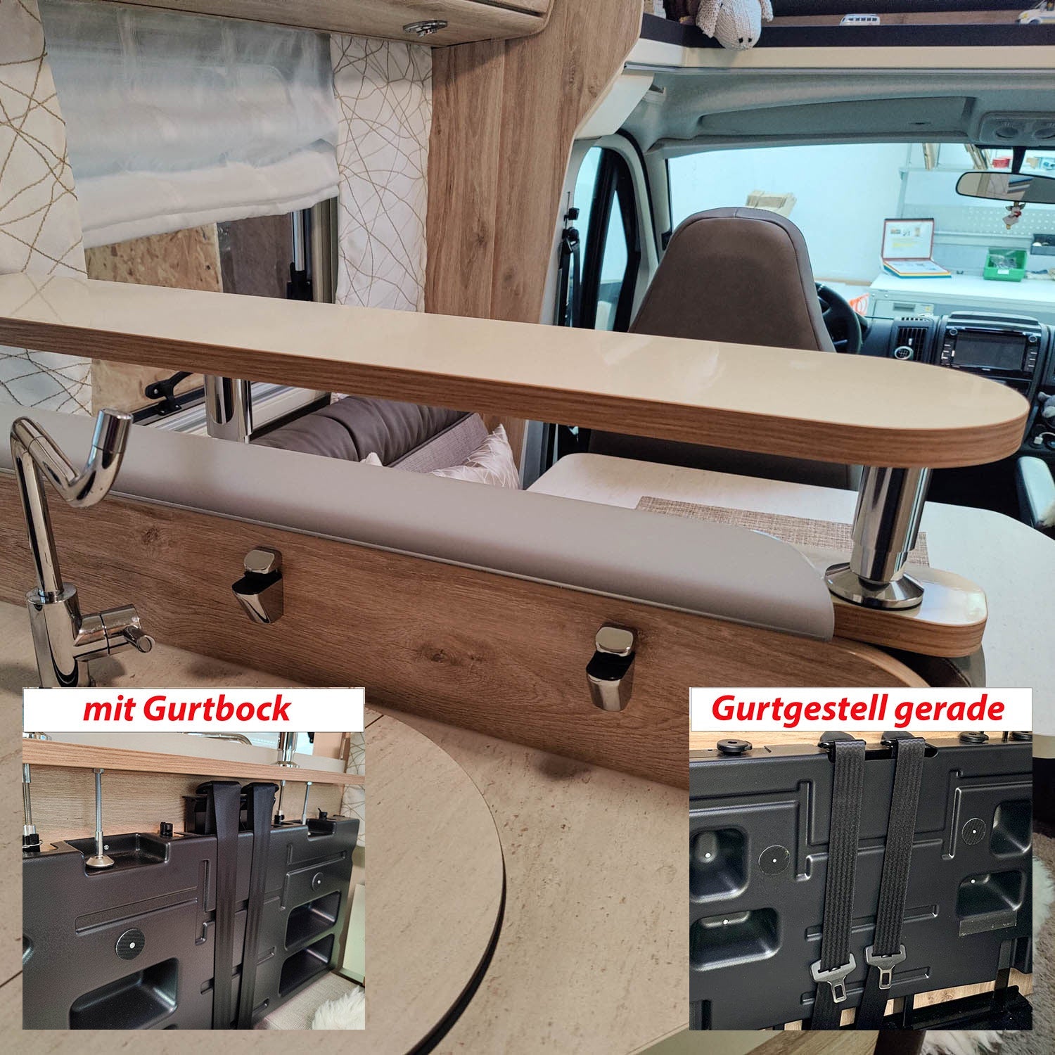 2-teiliges Ablageboard für Euramobil Modelle