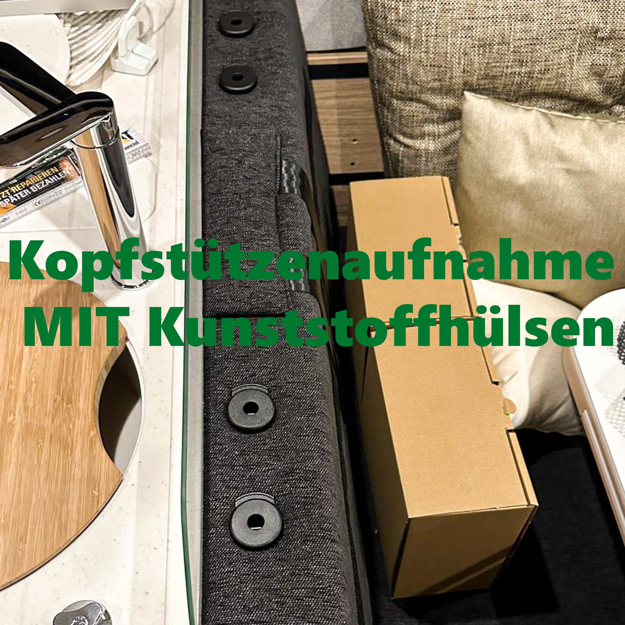Board für Aufnahme mit Hülsen
