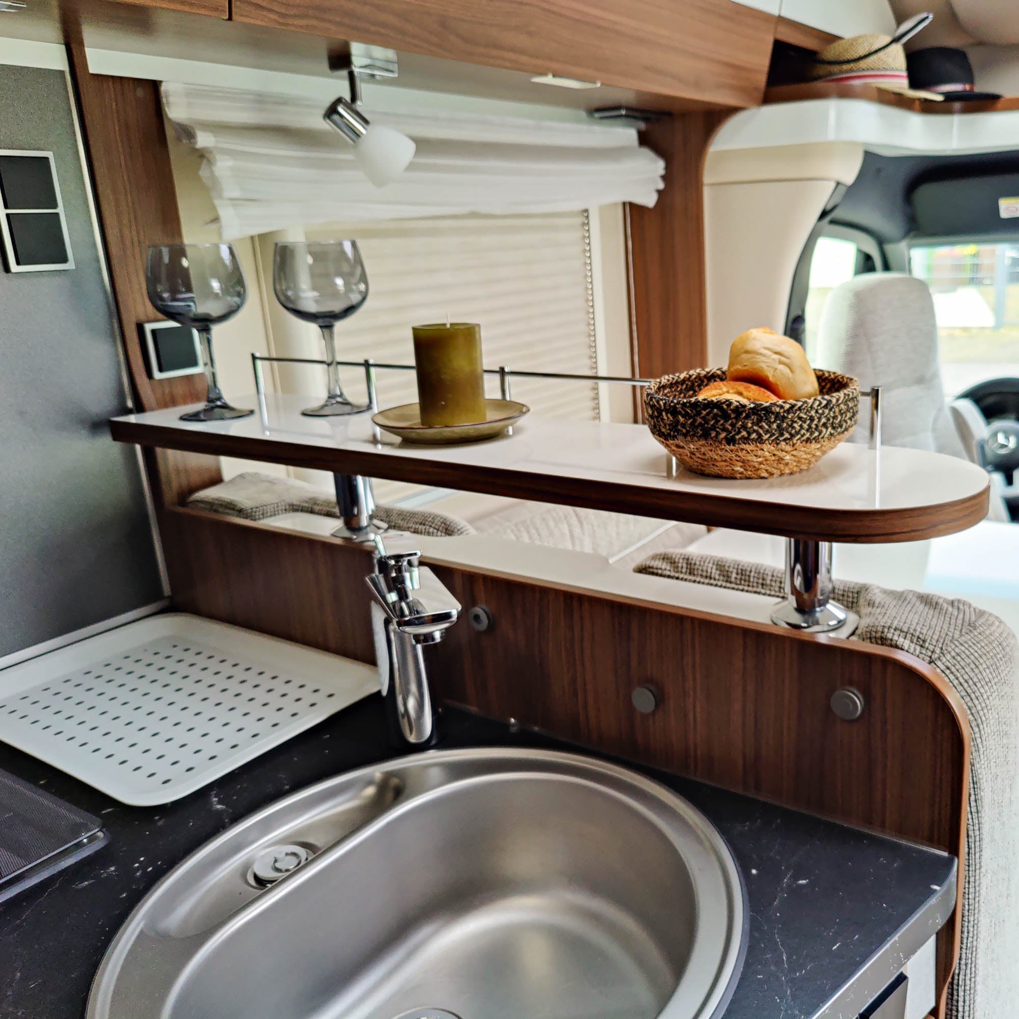 2-teiliges Ablageboard für Hymer Modelle