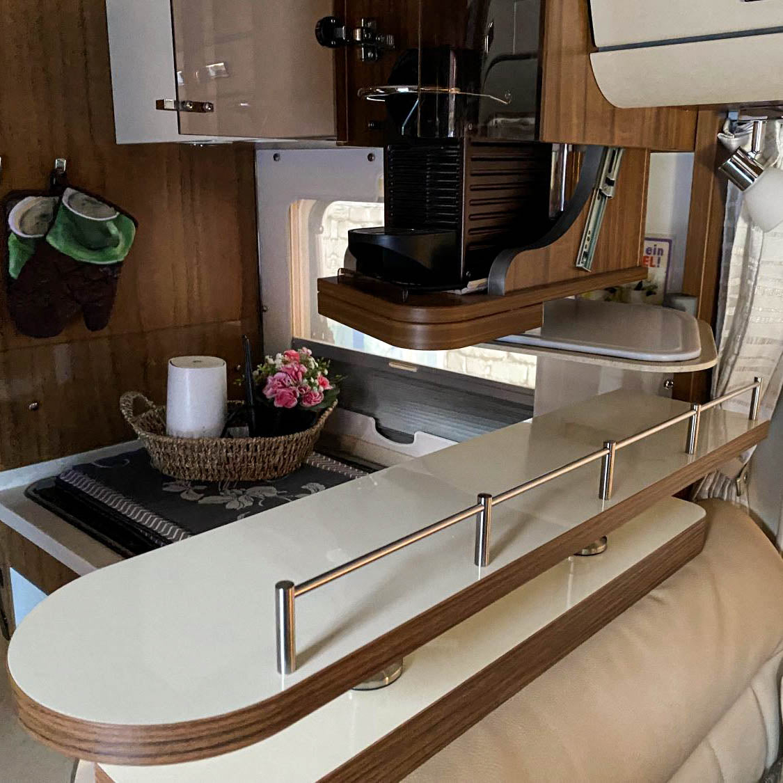 2-teiliges Ablageboard für Hymer SL und GL Modelle