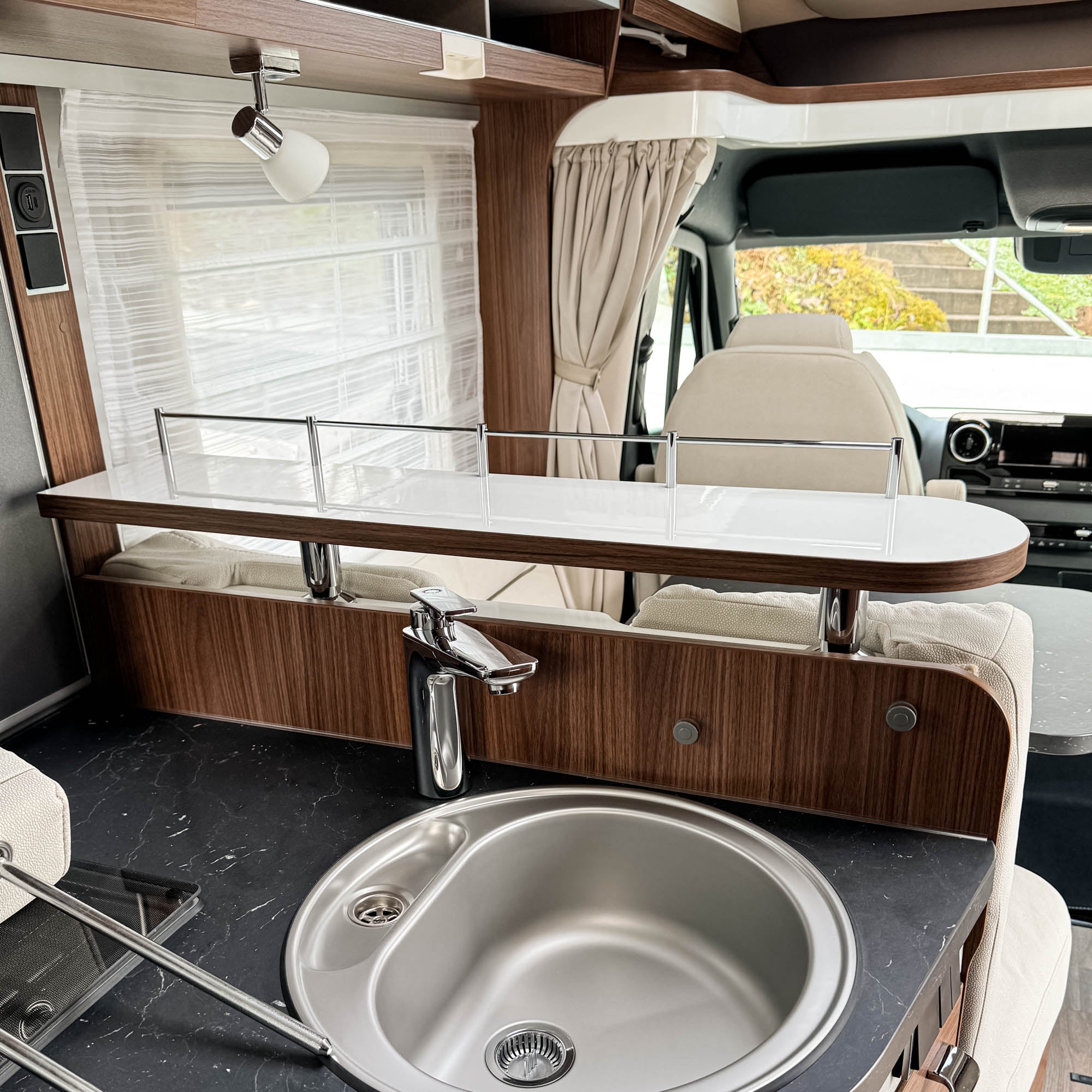 2-teiliges Ablageboard für Hymer Modelle