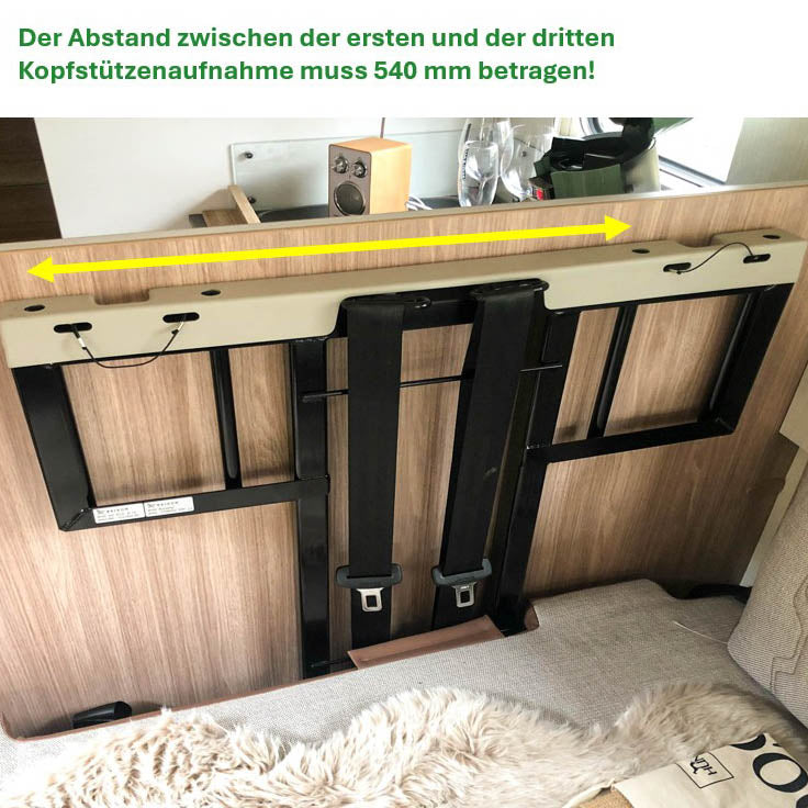 2-teiliges Ablageboard für Dethleffs Trend bis Modelljahr 2022