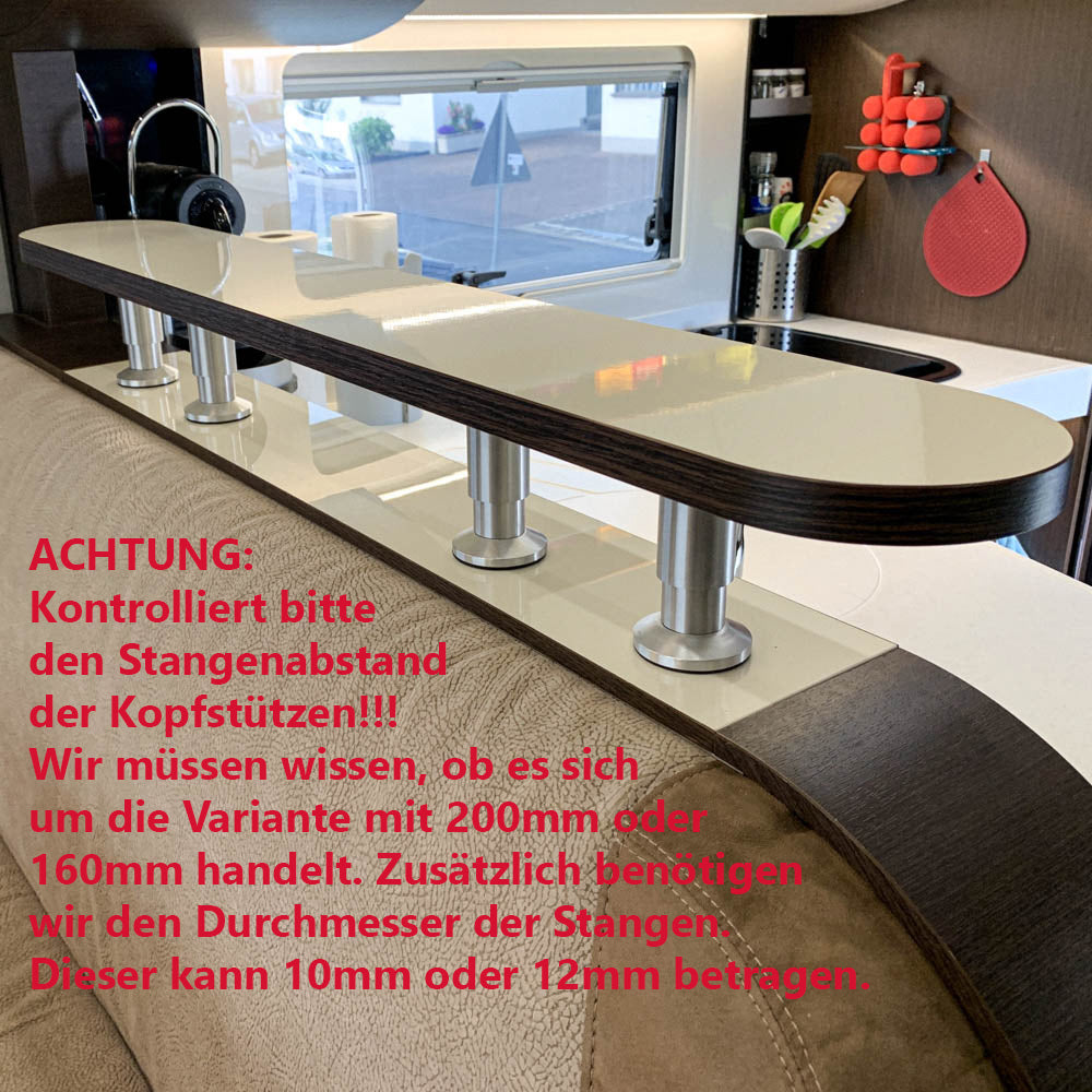 Ablageboard für Concorde Modelle mit Rundsitzgruppe