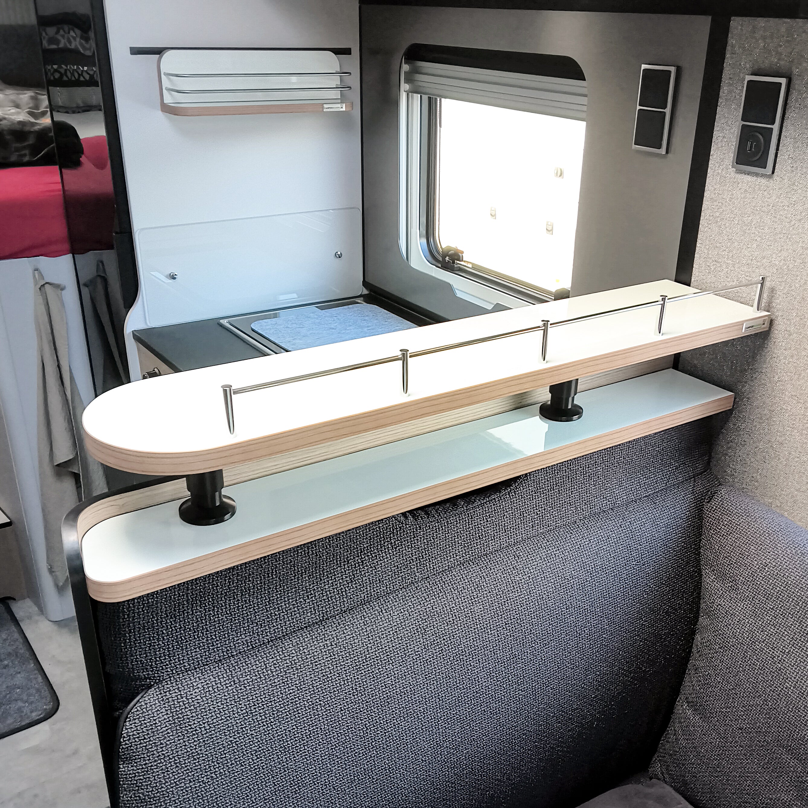 2-piece storage shelf for Hymer models from model year 2026 onward
