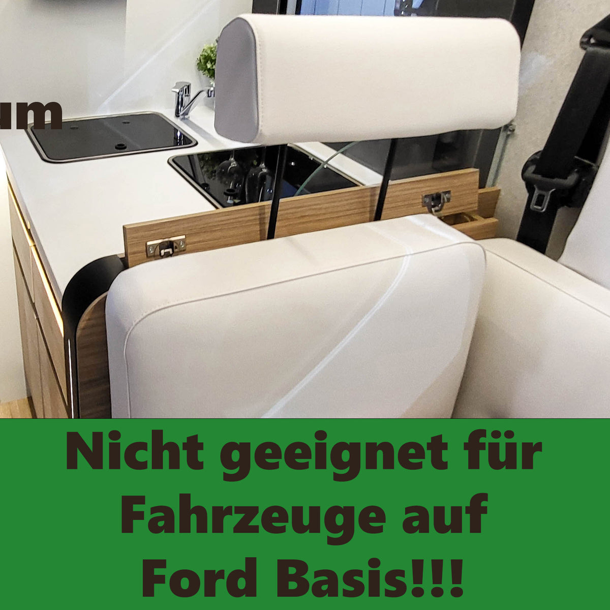 Storage shelf for Pilote from 2019 with cut-out for the hob cover